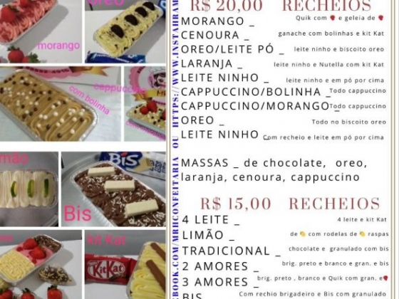 MRH Bolos, Doces e Salgado | Confeitaria em Sobradinho