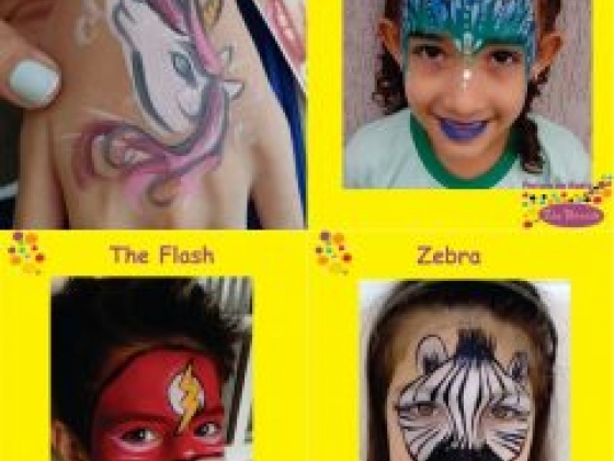 Pintura de Rosto para Festas Infantis e Eventos