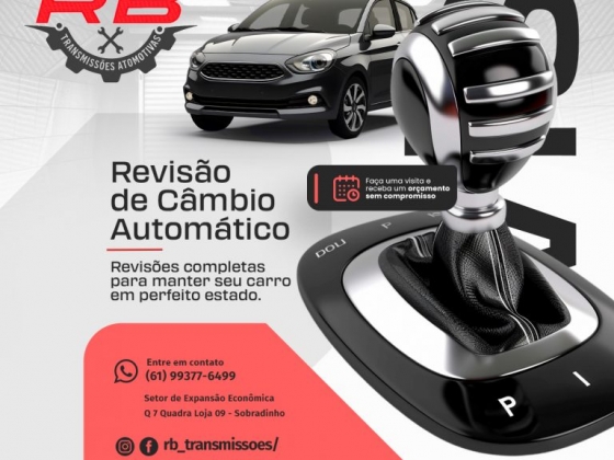 RB Transmissões Automáticas | Conserto de Câmbio Automático Sobradinho